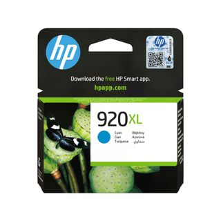 HP 920XL - Alta resa - ciano - originale - cartuccia d'inchiostro - per Officej…
