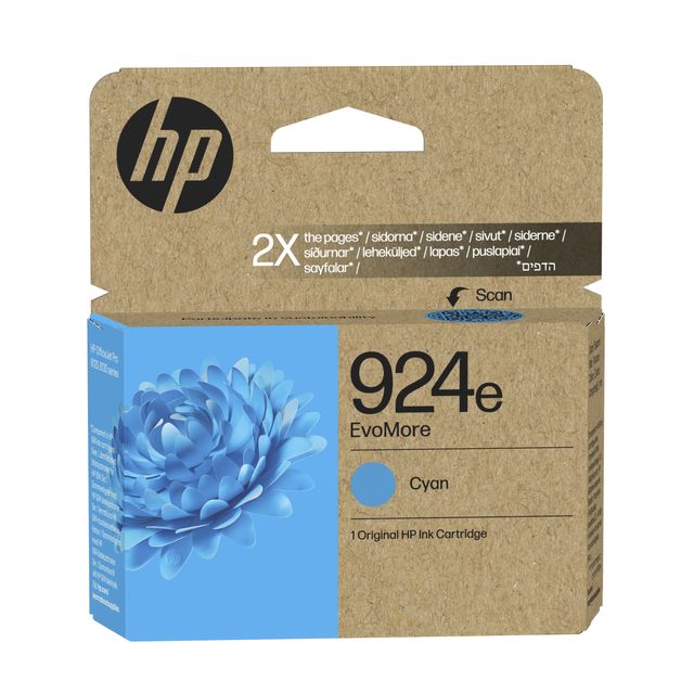 HP 924e EvoMore - Ciano - originale - cartuccia d'inchiostro - per Officejet Pr…