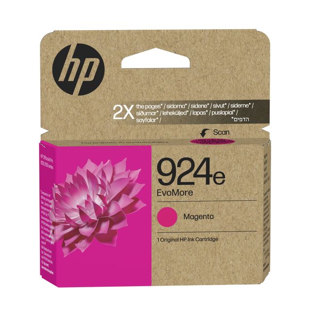 HP 924e EvoMore - Magenta - originale - cartuccia d'inchiostro - per Officejet …