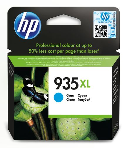 HP 935XL - Alta resa - ciano - originale - cartuccia d'inchiostro - per Officej…