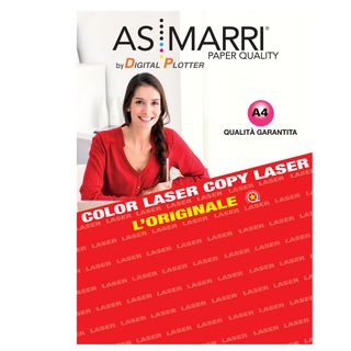 Adesivo poliestere - stampa laser - A4 - 100 fogli - trasparente permanente - A…