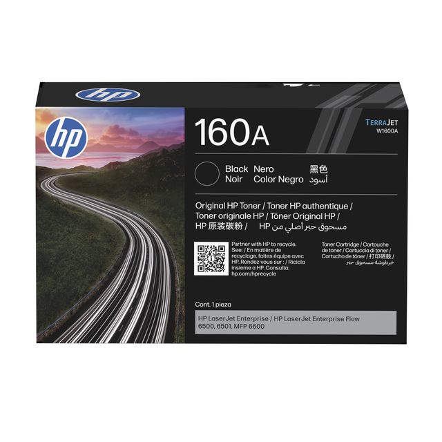 HP Cartuccia toner nero originale LaserJet 160A, 10500 pagine, Nero, 1 pz