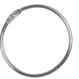Anelli metallici - 5,2 cm - per rilegatura - Lebez - conf. 50 pezzi