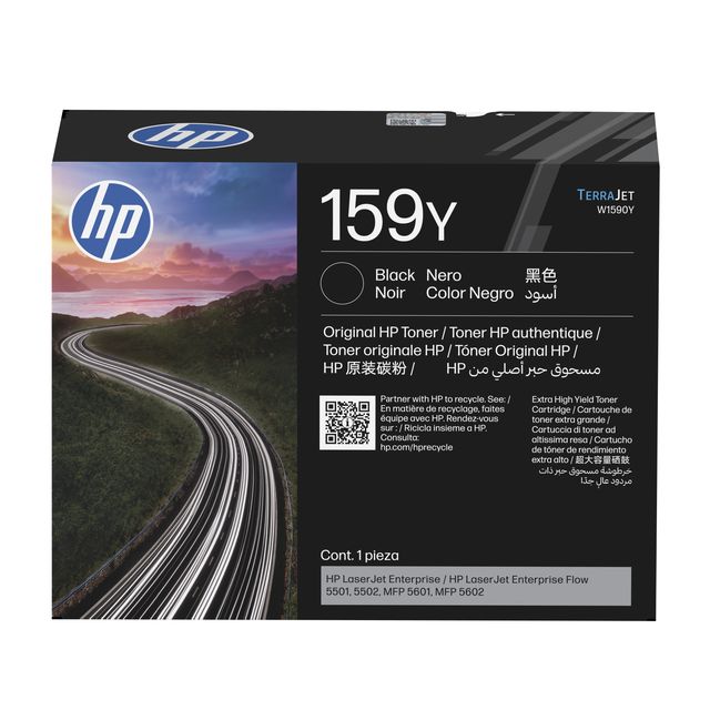 HP Cartuccia toner originale nero LaserJet 159Y, 26000 pagine, Nero, 1 pz