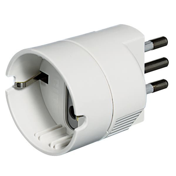 BTICINO S3623DE ADATTATORE PRESA TEDESCA SCHUKO 10A BIANCO