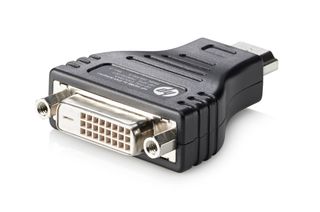 HP HDMI to DVI Adapter - Adattatore video - DVI-D femmina a HDMI maschio - per …