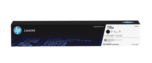 HP LaserJet Cartuccia toner nero originale 176A, 45000 pagine, Nero, 1 pz