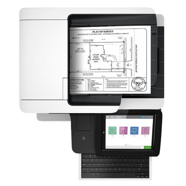 HP LaserJet Enterprise Flow MFP M528z - Stampante multifunzione - B/N - laser -…