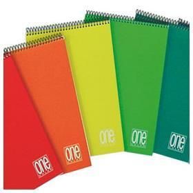 Blocco One Color - A5 - quadretto 5 mm - 60 fogli - 60 gr - spiralato lato cort…