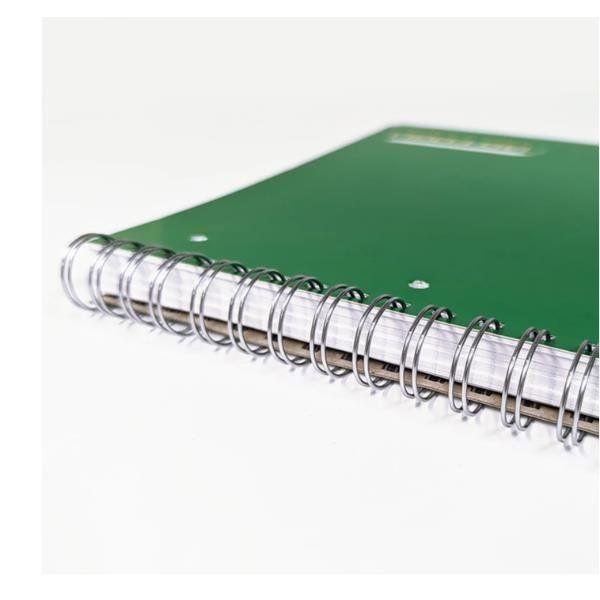 Blocco notes - spiralato sul lato lungo - 4mm - 22,3 x 29,7cm - 80gr - 140 fogl…