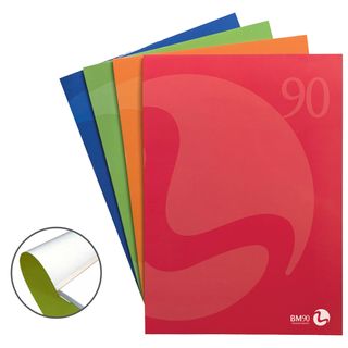 Blocco notes BM90 - A4 - collato lato corto - quadretti 10mm - 80fg - 90gr - co…