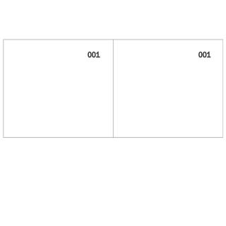 Blocco scontrino 2 sezioni - 100 copie numerate - bianco - 5,8 x 13 cm - DU1600…