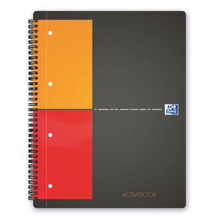 Blocco spiralato International Activebook - 5mm con margine - 240 x 297mm - 80g…