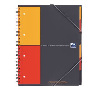 Blocco spiralato Organiser Book - 5mm con margine - 240 x 297mm - 80gr - 80 fog…