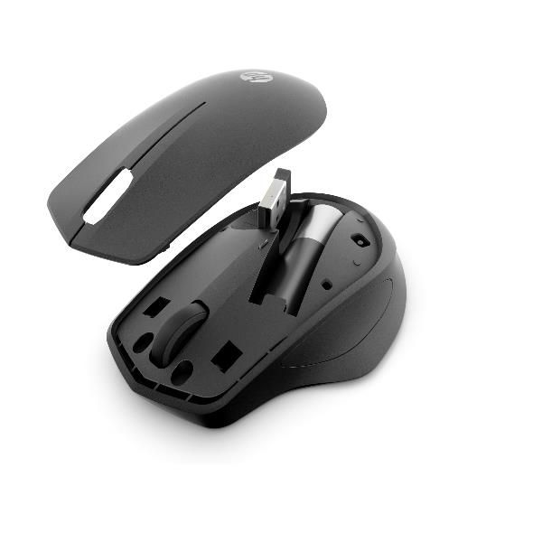 HP Silent 280M - Mouse - senza fili - ricevitore wireless USB - nero jet - per …
