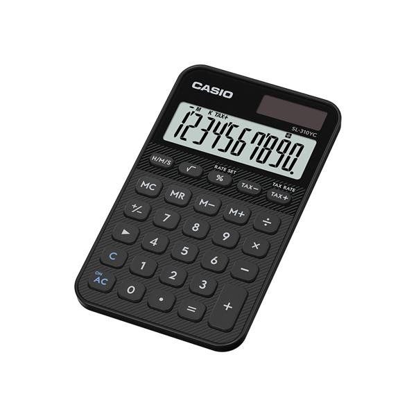 CASIO SL-310YC CALCOLATRICE TASCABILE NERO