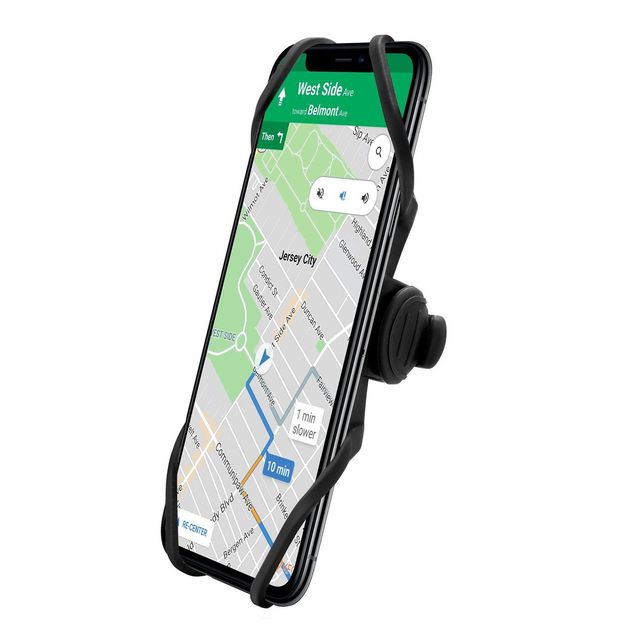 CELLY SWIPEBIKESTEM SUPPORTO UNIVERSALE SMARTPHONE PER MANUBRIO IN SILICONE CON…