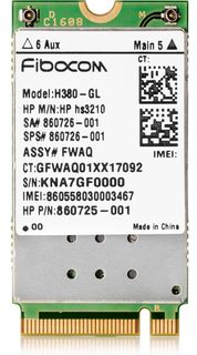 HP hs3210 - Modem cellulare wireless - 3G - M.2 Card - 21.6 Mbps - per ProBook …