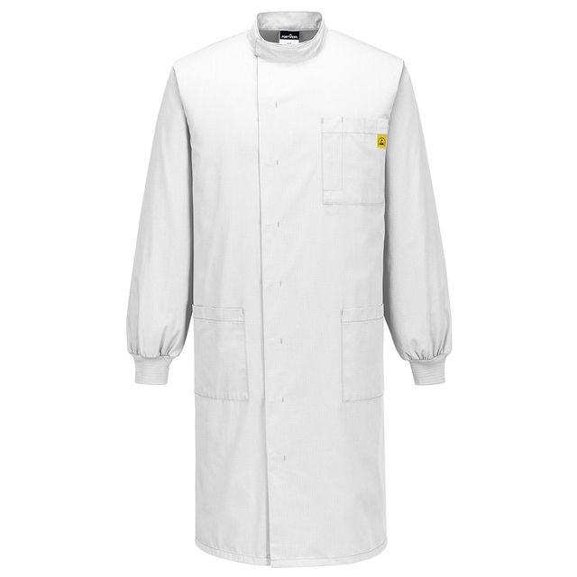 Camice da laboratorio Howie - antistatico - taglia M - bianco - Portwest