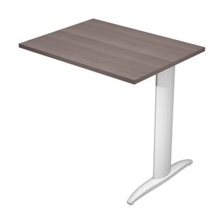 Allungo reversibile dx/sx per scrivanie Easy - 80 x 60 cm - Frassino toscano/gr…