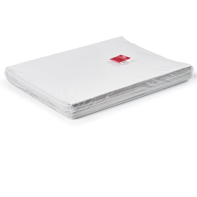Carta Kraft - da pacchi - 80 gr - foglio 100 x 140 cm - ultra bianco - Rex Sado…
