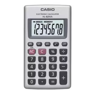 Casio HL-820VA - Calcolatrice tascabile - 8 cifre - batteria