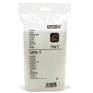 Colla termofusibile - diametro 12 mm - lunghezza 19 cm - 1 kg - trasparente - R…