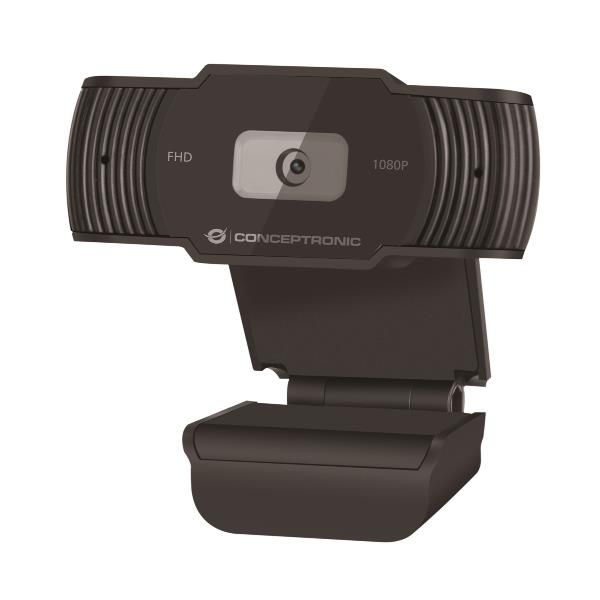 Conceptronic AMDIS04B - Webcam - colore - 1920 x 1080 - 1080p - focale fisso - …