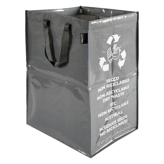 Contenitore Ricicla Bag indifferenziata grigio Perfetto