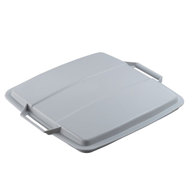 Coperchio grigio per bidone DURABIN quadrato 90 lt Durable