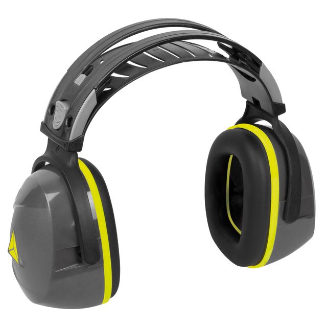 Cuffia antirumore Interlagos2 - SNR 29 dB - ABS/gomma piuma/POM - grigio/giallo…
