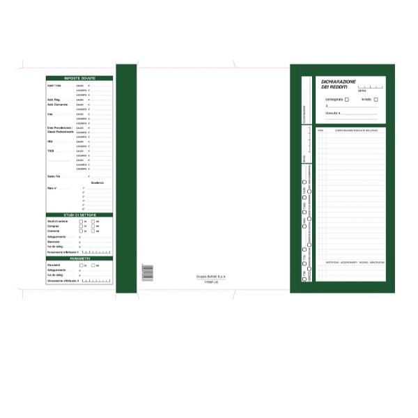 DATA UFFICIO CANGURO CARTELLA DICHIARAZIONE REDDITI 255X325 mm CON TASCA PORTAD…