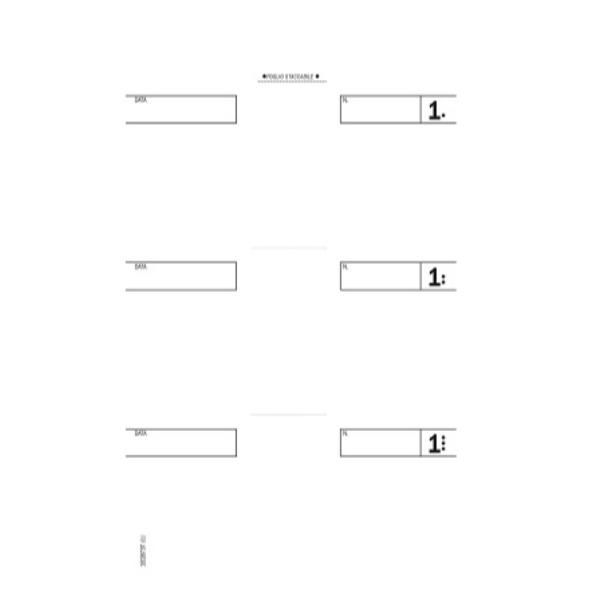 DATA UFFICIO COMANDE A 3 TAGLIANDI AUTOCOPIANTE 100X168 mm 2 COPIE 25/25 CONF 2…