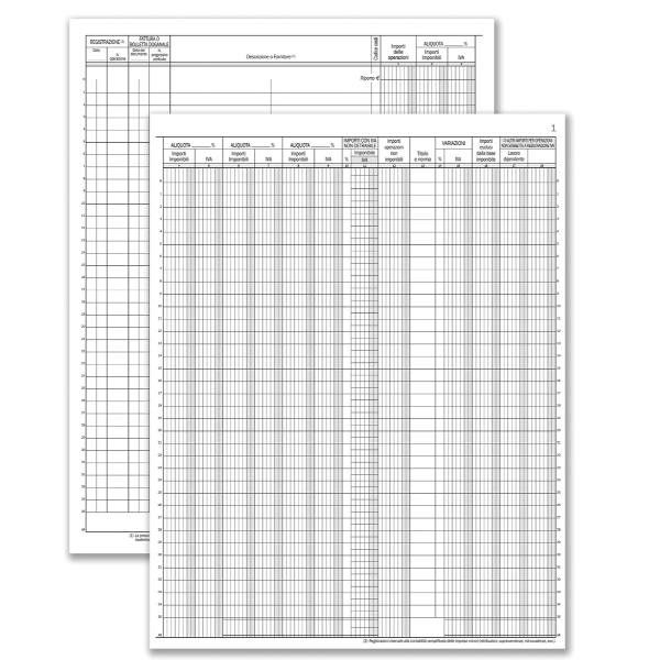 DATA UFFICIO REGISTRO ACQUISTI 22 PAGINE NUMERATE CONF 5 Pz.