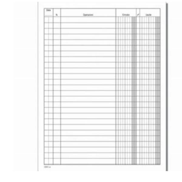 DATA UFFICIO REGISTRO ENTRATE USCITE 170X240 mm 100 PAGINE CONF 5 Pz.