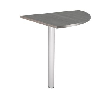 Angolare Easy - 90 gradi - 80 x 80 cm - gamba di supporto in metallo - frassino…