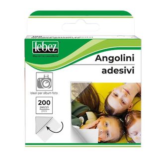 Angoli adesivi per foto - trasparente - Lebez - conf. 200 pezzi