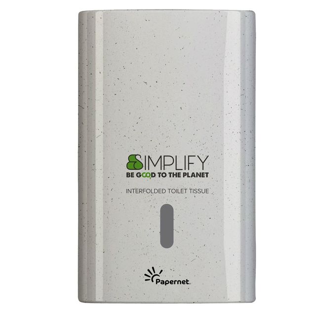 Distributore carta igenica interfogliata Simplify - 16,5 x 13,5 x 26,5 cm - whi…