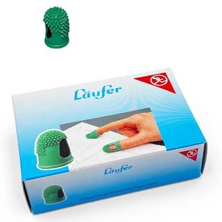 Ditali Läufer - diametro 1,9 cm - caucciù - verde - Lebez - conf. 10 pezzi