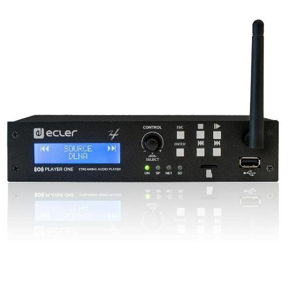 ECLER PLAYER ONE LETTORE AUDIO AUDIO COMPATTO CON USCITA STEREO RIPRODUCE CONTE…