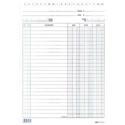 Edipro - Modulo debito/credito/bilancio - 100 fogli - 170 x 240 mm - orizzontale