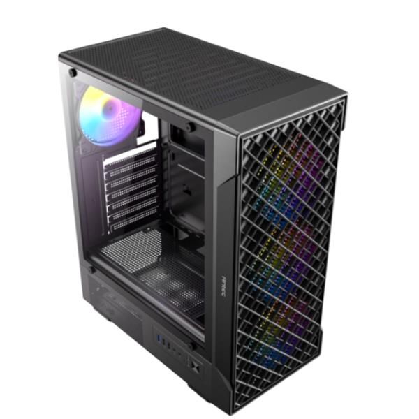 Antec VX-320 ARGB, Midi Tower, PC, Nero, ATX, ITX, micro ATX, Plastica, Acciaio…
