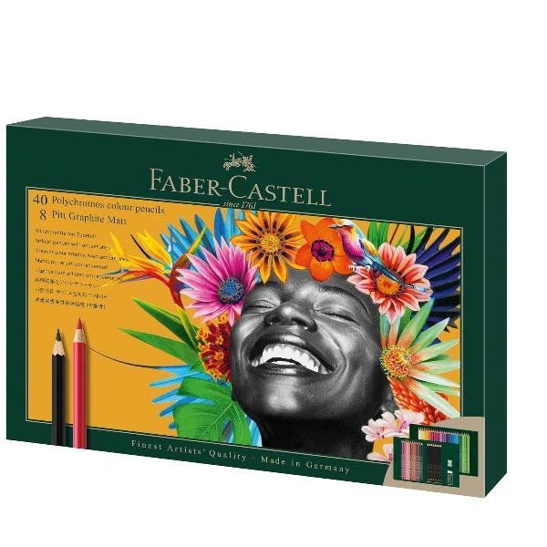 FABER CASTELL CF50MAT.POLYCHROMOSPITT GRAFITE MAT