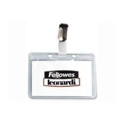 FELLOWES CF100P.BADGE KRISTAL CLIP IN MET