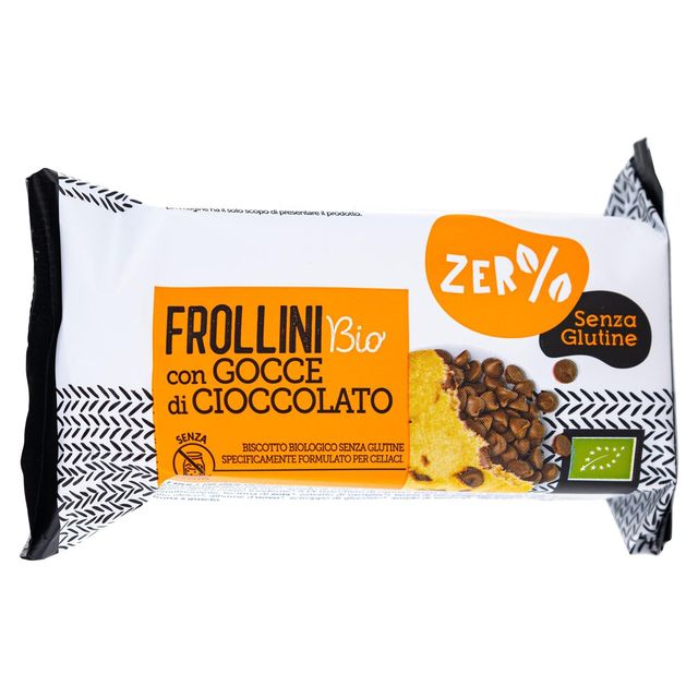 Frollini - con gocce di cioccolato - monoporzione da 70 gr - Zerglutine