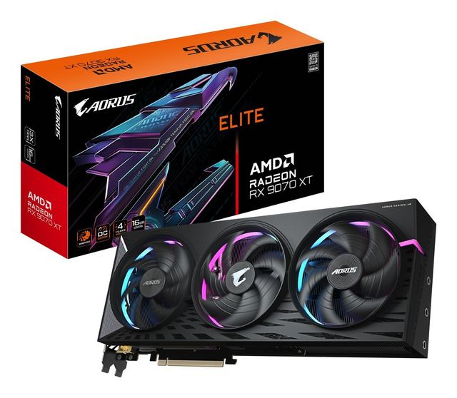 GIGABYTE AORUS Radeon RX 9070 XT ELITE 16G Scheda Grafica
