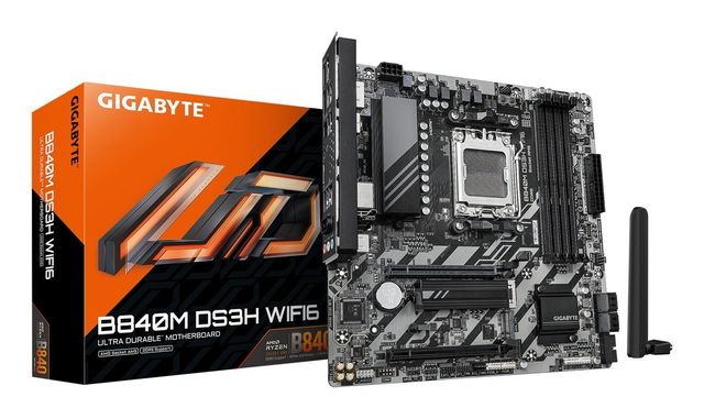 GIGABYTE B840M DS3H WI-FI 6 SCHEDA MADRE MICRO ATX Socket AMD AM5 AMD B840 DDR5…
