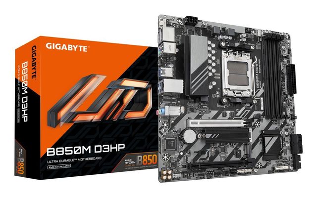 GIGABYTE B850M D3HP SCHEDA MADRE - PROCESSORI AMD RYZEN SERIE 9000, 5+2+2 FASI …