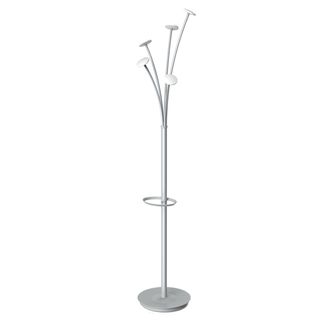 Appendiabiti - con portaombrelli - 5 posti - 187 cm - bianco - Alba