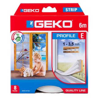 Guarnizione adesiva per isolamento STRIP - fessura 1-3 mm - 6 m - gomma - bianc…